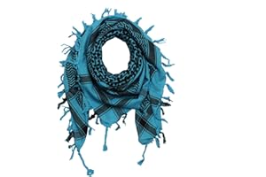 Freak Scene® - Pañuelo clásico palestino/keffieh de algodón, 100 x 100 cm, gran paleta de colores