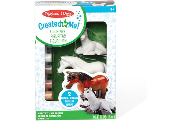Melissa & Doug Réalise Ta Propre Décoration: Figurines De Chevaux