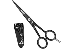 KIMEX LONDON Professional 6" Hairdressing Scissor-Premium Stainless Steel Hair Cutting Shears-Barber Hair Scissor for Professional Hairdressers-for Salon Barbers, Men, Women, Children and Adults