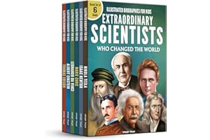 Illustrated Biography for Kids: Extraordinary Scientist who Changed the World [Box Set of 6 Books]