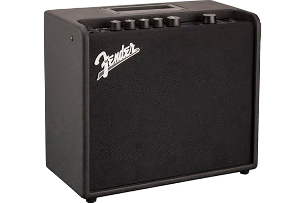 Fender Mustang LT25 Amplificateur de Guitare, 25 W avec Sons Polyvalents, 60 préréglages, 20 Types d'amplis, 25 Effets, Une Interface utilisateur Simple, avec accordeur intégré et connectivité USB