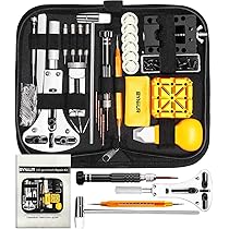 Kit Outils Réparation Montre - Tournevis, Pinces, Extracteur Bracelet, 132 Pièces, Pour Changement Pile - 8
