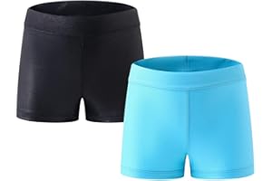 Naiyafly Girls Dance Shorts Toddler Kids Gymnastics Shorts Girls Sparkle Ballet Dance Tumbling Athletic Bottoms Dancewear Shorts Hot Pants 2-12 Years