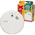 New Kidde FireX KF20 Mains Powered Optical Smoke Alarm Fire Detector with 9V Battery Backup