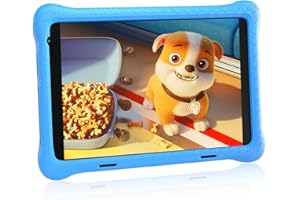 Mouikei Tablet for Kids 8 inch Kids Tablet Android 12 Children Tablet with Parental Control, Kidoz Installed, 4000 mAh, 2+32GB, WiFi, with Kid-Proof Case, Blue