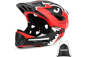 LIXADA Casques de Vélo Enfants Casque Intégral Détachable Casque de Sécurité Sportive pour Vélo Skateboarding Roller Skating roulettes