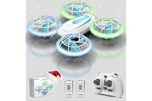 WIPKVIEY Mini Drone for Kids, T18 RC Quadcopter for Beginners with Lights, Drones with Altitude Hold and 3D Filp, Easy to Fly Toy Birthday Present for Boys and Girls