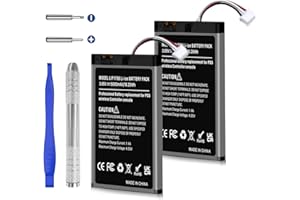 Quzmo Lot de 2 batteries de rechange LIP1708 haute capacité pour manette de PS5 Sony PS5 Playstation 5 DualSense CFI-ZCT1W avec kit d'outils 5000 mAh