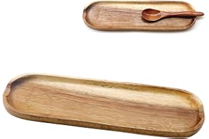 KASURE Repose-Cuillère en Bois avec Cuillère Offerte – Support Naturel pour Ustensiles de Cuisine, Spatules, Cuillères et Couverts – Accessoire Élégant et Pratique