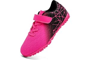 PiDaGlobal Boys Football Boots Kids Girls Firm Ground Soccer Shoe Astro Turf Trainers Athletics Sport Futsal Shoes Teenager Profession Competition Indoor Outdoor Unisex