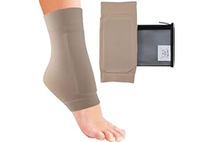 CRS Cross Lace Bite Pads - Premium Padded Skate Socks Protection of Front of Foot & Shin. Elastic Gel Pad Sleeve for Skate Bite Skating, Ice Hockey, Roller, Ski, & Boots