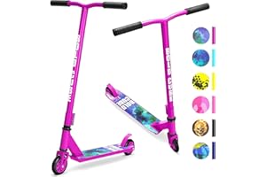 BOLDCUBE Stunt Scooter | Trottinette Freestyle 6-12 8-12 Ans | Freestyle Pro 360° | Aluminium | ABEC 7 | Enfants Ados et Adultes