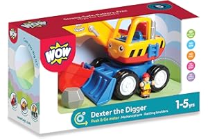 WOW Toys 01027 01027Z Dexter The Digger, Multicolored