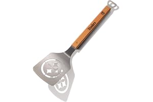 Sportula YouTheFan Pittsburgh Steelers NFL Classic Series Stainless Steel Grilling Spatula, 18 1/2" x 4"