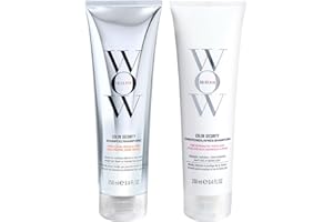COLOR WOW Color Security Shampoo & Conditioner Duo – Sulphate-Free, Hydrating Cleanse + Moisture for Normal to Thick Hair | No Residue, Vegan, Cruelty-Free, 2 x 250ml