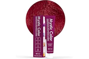 CAPELLO POINT Mystic Color - Coloration Cheveux - Crème Colorante Permanente à l'Huile d’Argan et au Calendula - Coloration Longue Durée - Couleur Blond Rouge Foncé Intense 6,66-100ml