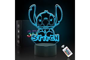 WYDCAA lámparas para niños, Anime Lámpara de Mesilla de Noche Para Niños, Luz Nocturna Táctil LED RGB Acrílica de 16 Colores Cambiantes, Il regalo perfetto per i fan di Anime!