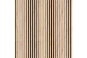 NORD PLUS Paneles de listones DM para pared, acústicos, para decoración interior, 3D, 1 unidad = 0,54 m2 / 1 unidad = 90 x 60 x 1 cm / 1 cm de grosor