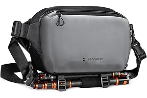 K&F Concept Plecak na aparat, torba na ramię, kwadratowa torba, kieszenie dla fotografów, etui na aparat fotograficzny, prostokątny pokrowiec, kompatybilny z Canon/Nikon/Sony/DJI Mavic