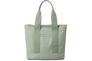zhongningyifeng Canvas Women Tote Bag Casual Top Handle Satchel Large Capacity Handbags Shopping Bag for Work Travel