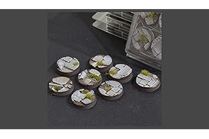 Gamers Grass Battle Ready Bases: Temple Bases Round 32mm (x8) GGB-TR32