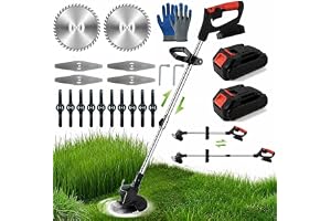 Grästrimmer för Makita grästrimmer med 5 bladtyper borstlös med ogräsborste (svart/A)
