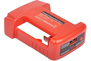 ZDOZITZ Battery Adapter for Milwaukee 18V Battery Adaptor with USB-A Charger & Type-C Power Source Charger for Milwaukee 18V Lithium Battery（Adapter Only） (1)