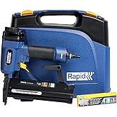 Rapid PBS151 compressed air stapler and nail gun for thicker woods, 20 &ndash; 40 mm staples and 18 Ga 15 &ndash; 50 mm