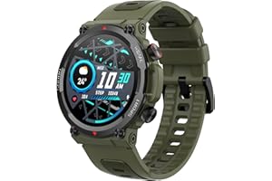 FINDTIME Tactical Smart Watches for Men Make/Answer Calls Heart Rate Blood Pressure Monitor Smartwatch for Android iOS Phones Step Calorie Counter Fitness Watch Military Watch
