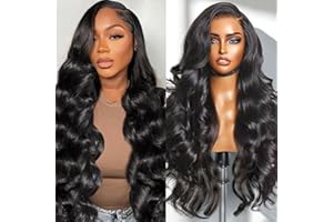 Junemet 20 Pouces Perruque Cheveux Humain Femme Naturelle Brésilien Densité 200% 13x4 Body Wave Lace Wig Perruque Femme Glueless Lace Wig Human Hair Sans Colle Couleur Naturelle