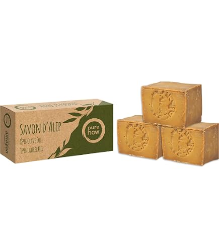 Savon Alep Vert Valerie 200g - 70% Huile De Laurier, Sans Parfum, Naturel