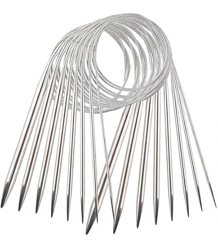 Pony Colour Interchangeable Needle Set 14cm 3-7mm Polka Dot 1pc