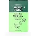 Tea And Twigs - Citrus Moringa 25 Tea Bags Pouch 50 Gram | Herbal Teas | For Good Sleep and Anti Anxiety | Relieves Stress