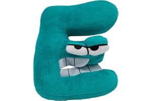 VPPV Alphabet Lore Peluche 20CM,Alphabet Lore Plush,Alphabet Lore Jouets en Peluche,Enseigner Aux Enfants des Jouets De Puzzle,Adorable Cadeau en Peluche pour Les éTudiants Et Les Enfants(E)
