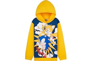 SONIC THE HEDGEHOG Shadow Felpa con Cappuccio Ragazzo Adolescenti, Caldo Felpe Pullover Bambino Shadow Knuckles Tails, Idee Regalo Bambini