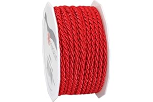 PRÄSENT C.E. Pattberg Mosel - Cordoncino intrecciato per regali, 25 m, larghezza 4 mm, accessorio per decorare e fai da te, decorazione antistrappo