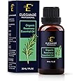 ELEGANZÉ PROFESSIONAL " Organic Rosemary Oil for Hair Growth & Scalp Care - 100% Pure, Clinically Tested Essential Oil for Nourishment, Strength, and Aromatherapy - 1 fl oz/30 ml."