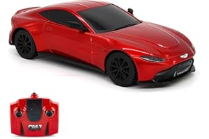 CMJ RC Cars™ Aston Martin Voiture Télécommandée sous Licence Officieller. 1:24 (Rouge)