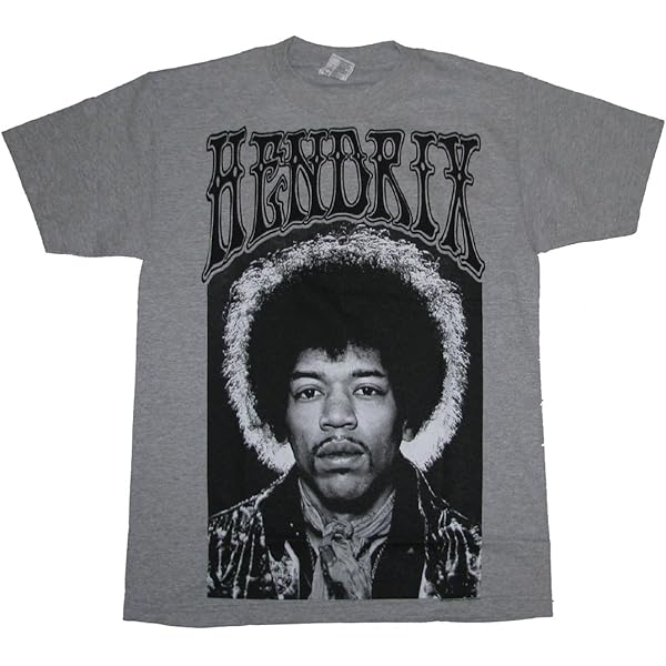 Jimi Hendrix: Block Logo - Camiseta Negra - España
