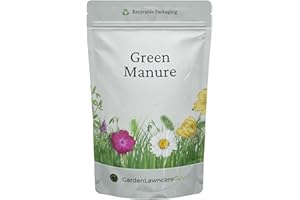 GARDEN LAWNCARE GUY Green Manure Seeds UK – Use Year-Round for Allotments, Vegetable Beds & Soil Health – Suppress Weeds – Enrich Soil – Mix of Grass, Mustard, Radish & Phacelia
