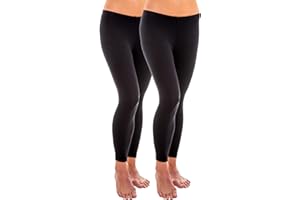 HERMKO 1720 2 Leggings de Mujer 100% algodón orgánico