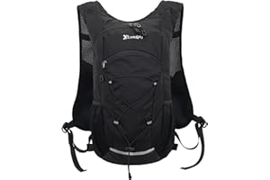 JXCTNNU Hydration Pack Backpack Running Vest Running Backpacks Water Backpack Lightweight Functional Hydration Pack for Women Men Marathon Trail Running Hiking Biking Climbing