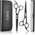 CIICII Friseurschere, Haarschneideschere Profi Set 6,7 Zoll (Haarschere & Effilierschere) Haar Bart Trimmen Formung Pflege fü