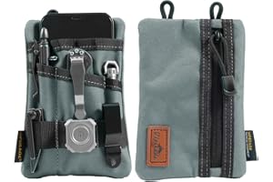 VIPERADE VE1 EDC Borsa porta attrezzi in nylon Borsa per attrezzi Everyday Carry Multitool Custodia Custodia per EDC Gears Torcia Tascabile Coltello Penna Taccuino(grigio)