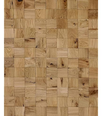 Wooden Wall Design Wandverkleidung Aus Holz 3D Optik Natürliches Eiche Holz Wandpaneele Model Correctus (1m2