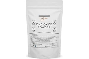 mGanna 100% Natural Zinc Oxide Powder 0.22 lbs / 100 g Non-Nano and Uncoated for Cosmetic formulations
