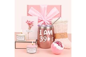 JORTINE 40 urodziny kobiety, prezent na 40. urodziny żony, 40. prezenty dla kobiet, zabawny zestaw upominkowy dla kobiet, 40. urodziny dla kobiet, mamy, siostry, żony, przyjaciółki, cioci