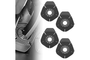 NIYATA 4 sztuki ochraniaczy na wycieraczki samochodowe, osłona otworów, osłona na ramię wycieraczki, osłona na przednią szybę samochodu, czarne