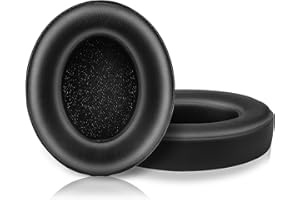 Yizhet Cuscinetti Cuffie Compatibile con Beats Studio 2.0 Studio 3.0 Wired or Wireless B0500 B0501 Padiglioni Cuffie Ricambio in Spugna para Beats By Dr. Dre Studio 2.0 3.0 (1 Paio, Nero)