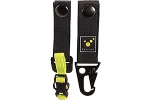 tee-uu Belt PIMPER Set (2-teilig) für Black-/ Quick-/RED Koppel | Belt-Keeper mit Fixierpflaster-Halter und Schlüsselhalter